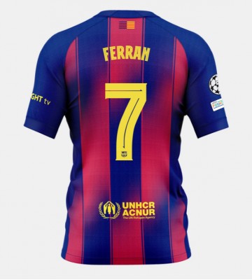Barcelona Ferran Torres #7 Replika Hemmatröja 2025-26 Kortärmad